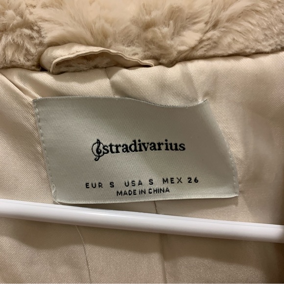 stradivarius faux fur jacket - Picture 5 of 6